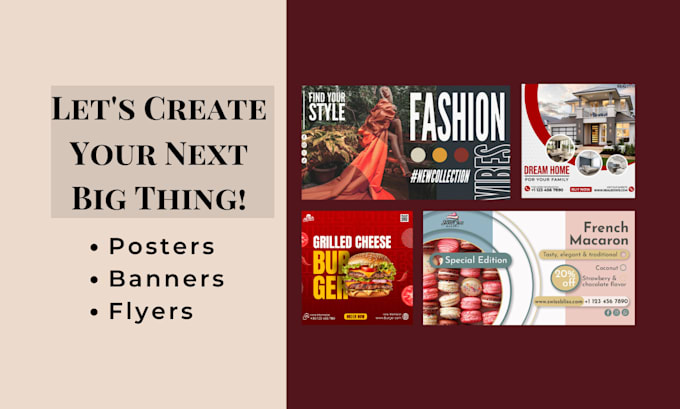 Bestseller - design an eye catching posters, flyers and banners