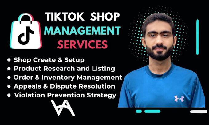 Bestseller - manage tiktok shop, create, setup tiktok shop, tik tok shop dropshipping and VA