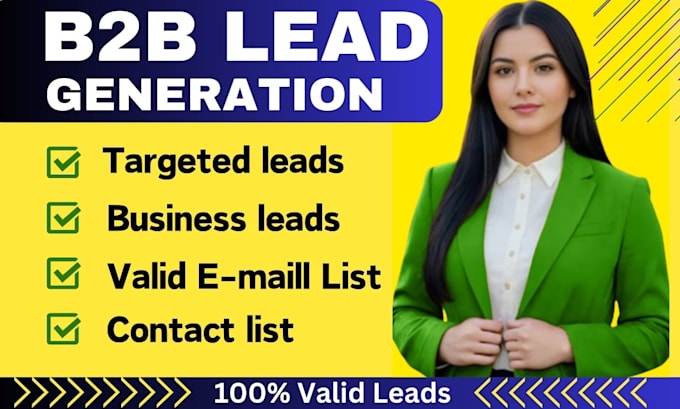 Bestseller - do b2b lead generation, linkedin leads, contact list, prospect list, data enrich