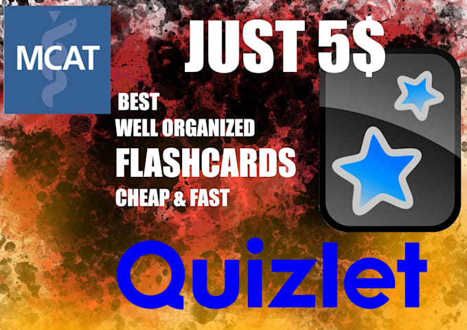 Gig Preview - Make the high quality quizlet anki flashcards for just 5 USD