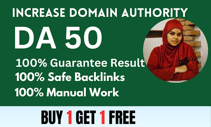 Gig Preview - Increase domain authority moz da 50 plus ranking boost now