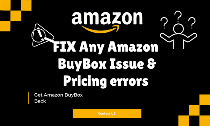 Gig Preview - Quickly fix amazon product listings buy box and pricing error issues