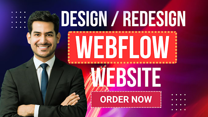 Gig Preview - Be webflow developer or webflow expert, figma to webflow website design