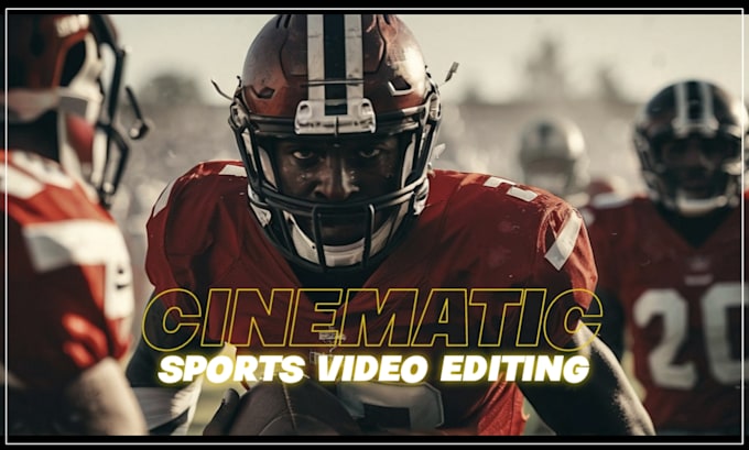 Gig Preview - Do american football video editing, cinematic sports editing