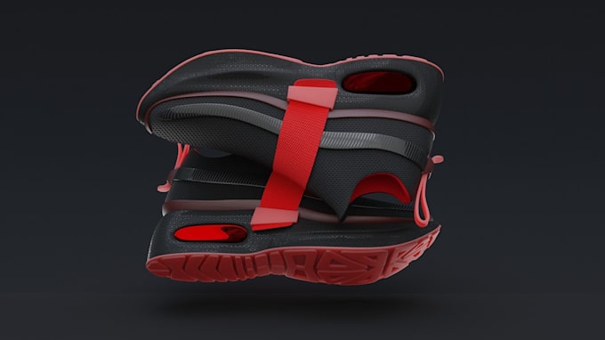 Gig Preview - Render realistic 3d animation for your shoe, sneakers, 3d model, cgi ads