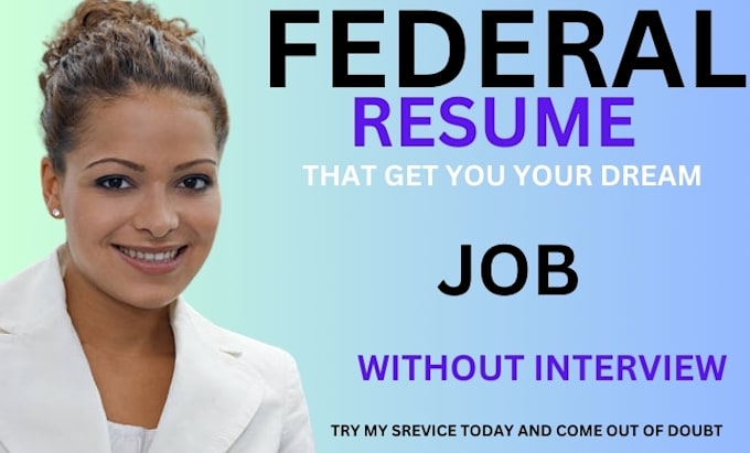 Gig Preview - Deliver ats federal executive resume writing USA jobs, military, cover letter