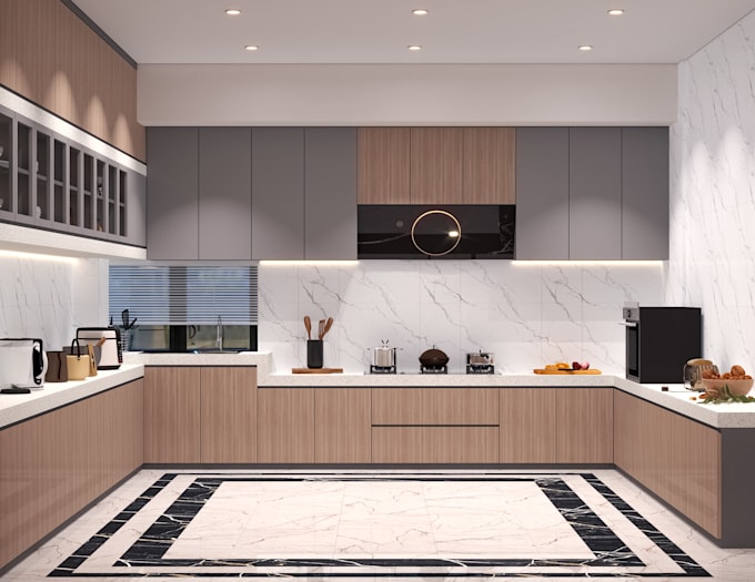 Bestseller - do kitchen interior design and 3d high quality render