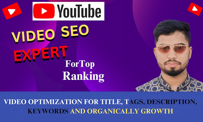 Gig Preview - Do the best youtube video SEO expert, rank your video