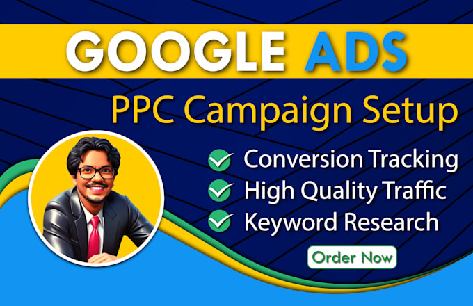 Gig Preview - Be a google PPC ads expert to manage PPC campaign