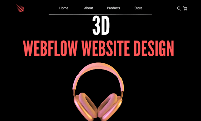 Gig Preview - Fix 3d animated design 3d webflow landing page scroll threejs animation gsap wix