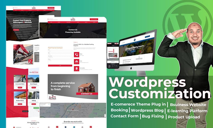 Gig Preview - Do responsive wordpress customization and redesign your current website