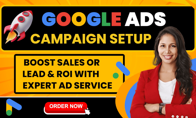 Gig Preview - Setup google ads adwords PPC campaign or search ads to boost sales, leads,  ROI