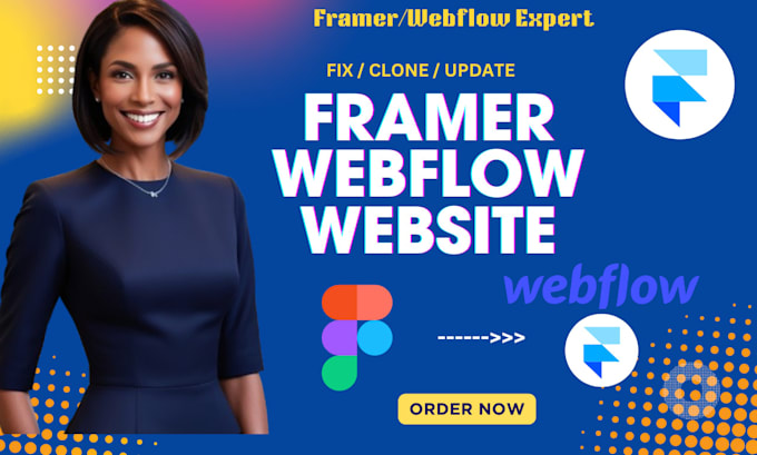 Gig Preview - Fix, update, clone, develop framer website, figma to framer, 3d animated webflow