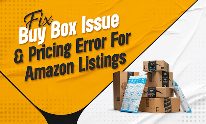 Gig Preview - Quickly fix amazon product listings buy box and pricing error issues