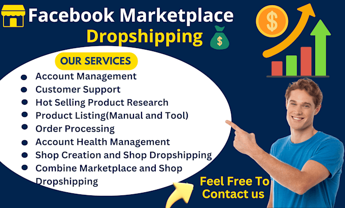 Gig Preview - Do amazon to facebook marketplace dropshipping