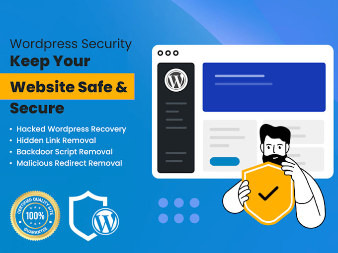 Gig Preview - Remove malware from infected wordpress websites and secure it