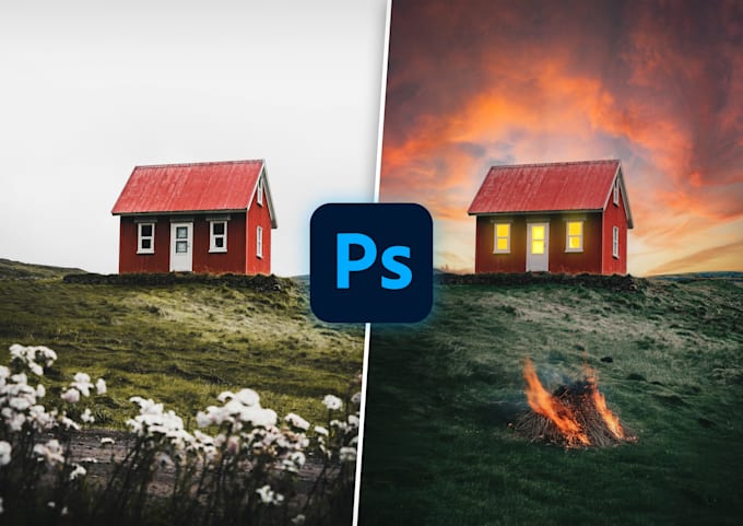 Gig Preview - Retouch, edit, and enhance your landscape photos in photoshop