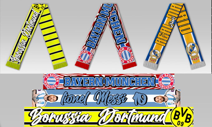 Gig Preview - Design a scarf for the team or ultras