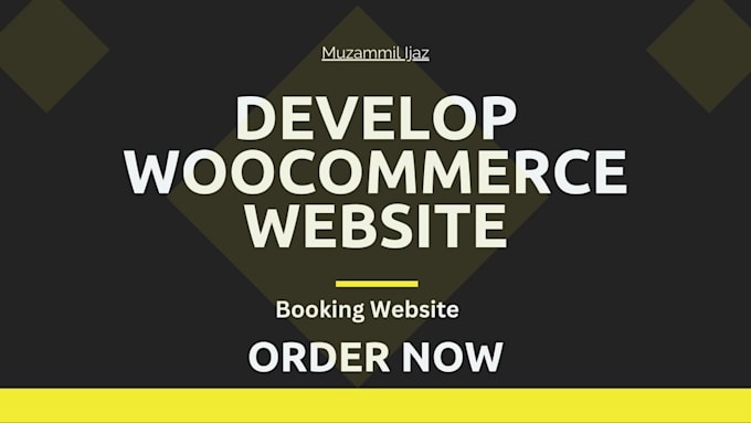 Gig Preview - Develop ecommerce website using woocommerce wordpress