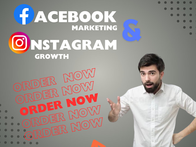 Gig Preview - Facebook marketing and instagram organic growth