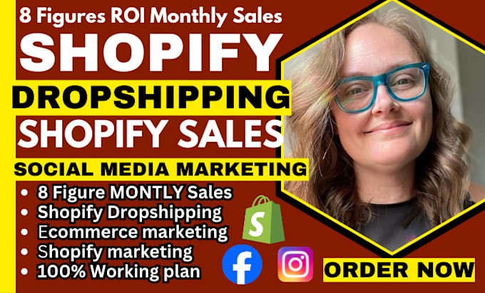 Gig Preview - Unlock 8 figure ROI with expert shopify management and shopify marketing sales