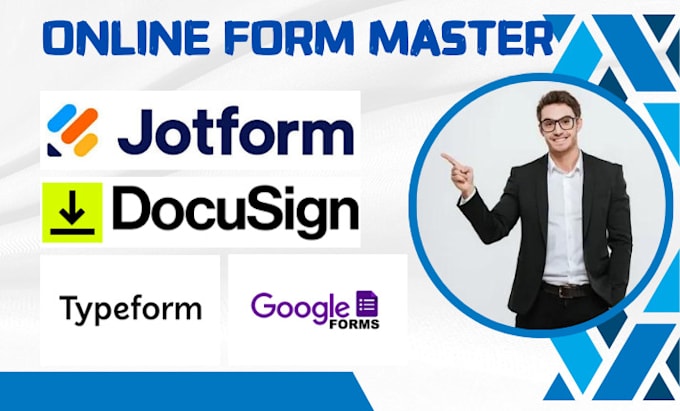 Gig Preview - Be your form expert on google form jotform typeform docusign