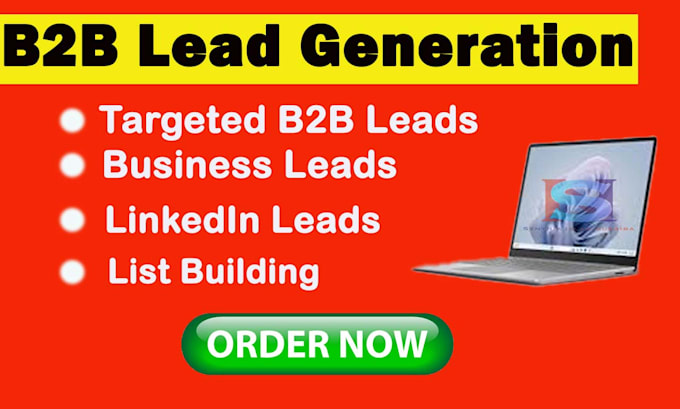 Gig Preview - B2b lead generation linkedin lead and email list building