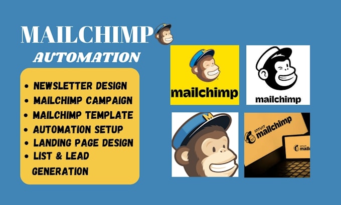 Gig Preview - Do mailchimp, hubspot automation, email marketing setup, mailchimp and design