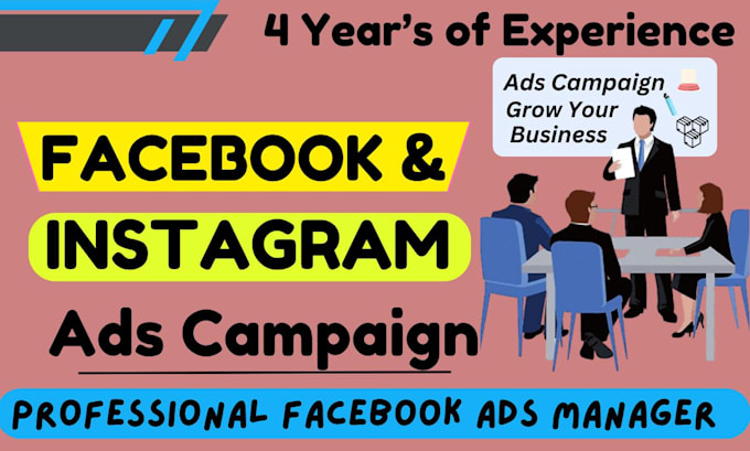 Gig Preview - Do grow up your business facebook and instagram ads campaign