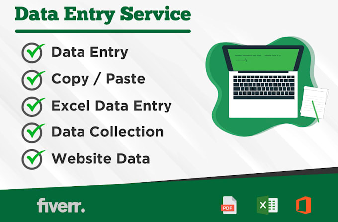 Gig Preview - Do urgent data entry or data entry lead generation