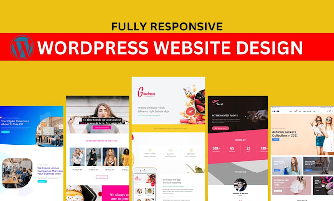 Bestseller - create affordable custom wordpress website design with SEO