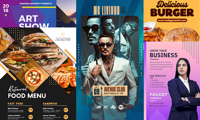 Gig Preview - Design a professional flyer for your business