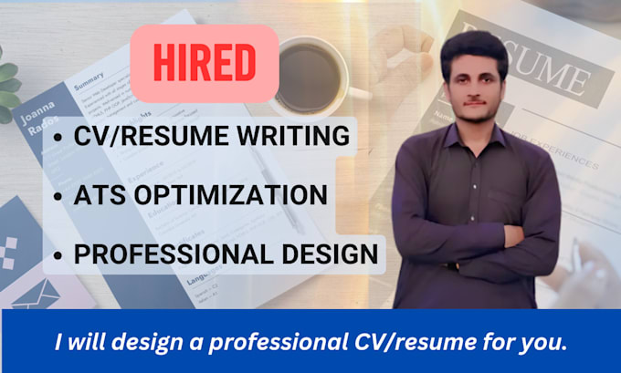 Gig Preview - Create a compelling resume, CV, cover letter, and linkedin profile design