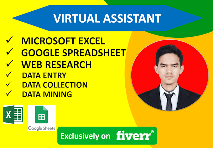 Gig Preview - Do something job in microsoft excel, google spreadsheet and web research