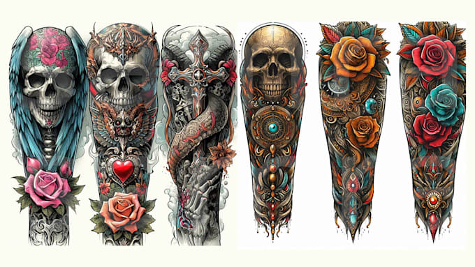 Bestseller - draw unique quality tattoo design for you