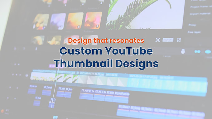 Gig Preview - Create custom youtube thumbnails or presentation designs