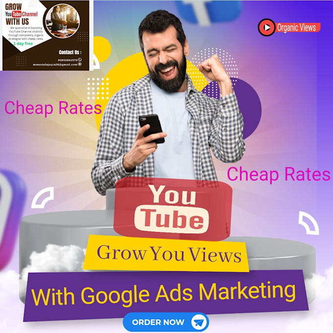 Gig Preview - Do grow your youtube channel views