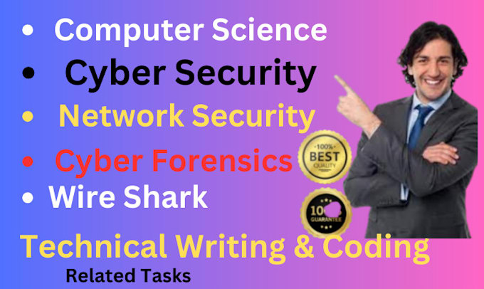 Gig Preview - Help you in cyber security, forensics and IT related any tasks and projects