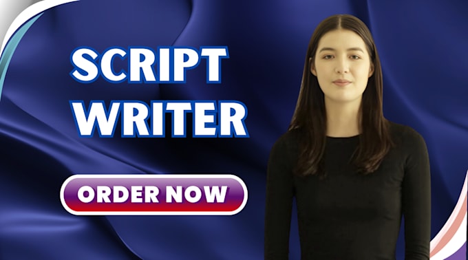 Gig Preview - Be script writer for your youtube videos