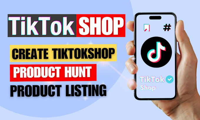 Gig Preview - Setup tiktok shop dropshipping product listing