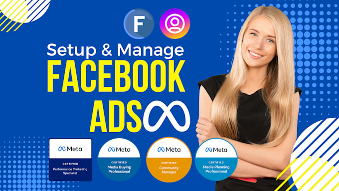 Gig Preview - Set up and manage effective facebook and instagram ads for your business