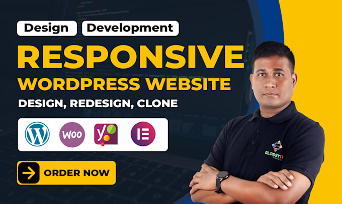 Gig Preview - Do wordpress elementor website design and development clone redesign