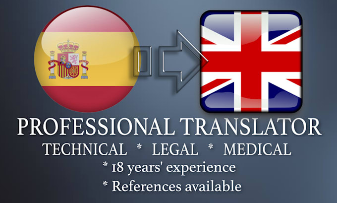 Gig Preview - Expertly translate all types of documents from spanish to english