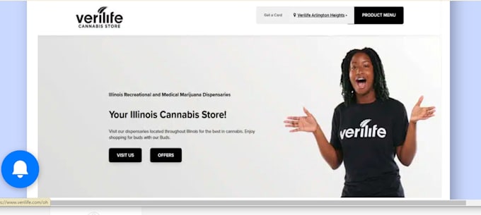 Gig Preview - Create a professional cannabis website, hemp, marijuana website cbd website weed