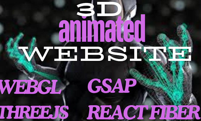 Gig Preview - Create 3d animated website, lottie animation webflow animation threejs webgl r3f