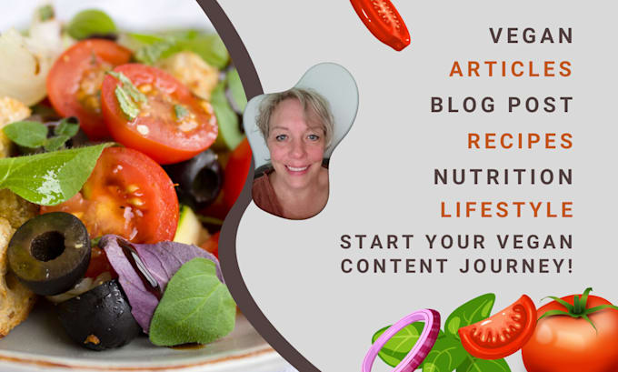 Gig Preview - Write vegan SEO food blogs and health blog posts