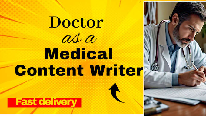 Gig Preview - Write medical and health articles or blog posts