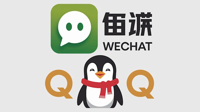 Gig Preview - Register wechat and qq for gaming and business