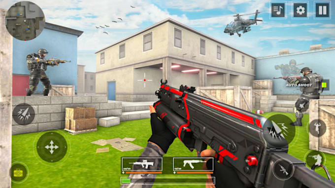 Gig Preview - 3d shooting game, unity 3d, fps game, pvp battle royale,rts, tps 3d video game