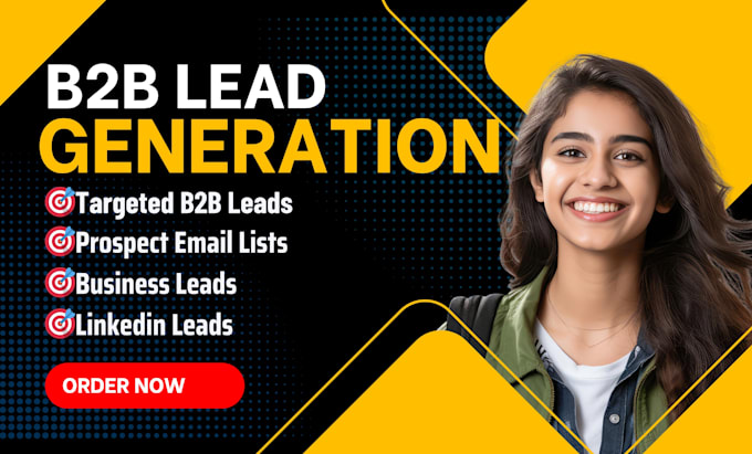 Gig Preview - Do b2b lead generation, linkedin lead generation and build a prospect email list